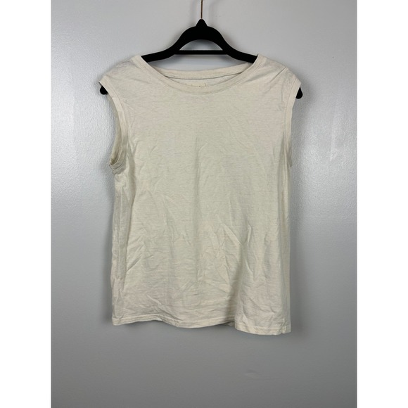 Lot of THREE Pact Organic Cotton Heathered Muscle Tee Tank Top Small Gray Pink - Picture 8 of 15